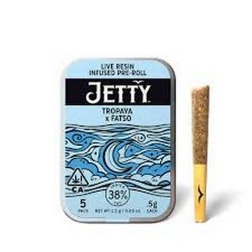 Jetty Preroll LIVE RESIN 2.5g - 5pk Tropaya x Fatso (I), Ametrine-Wellness