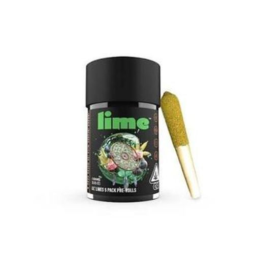 Lime - Lil' Lime - Live Resin & Ice Water Hash Infused Hybrid Gushers (5 Units x 0.60g) Pre-Roll