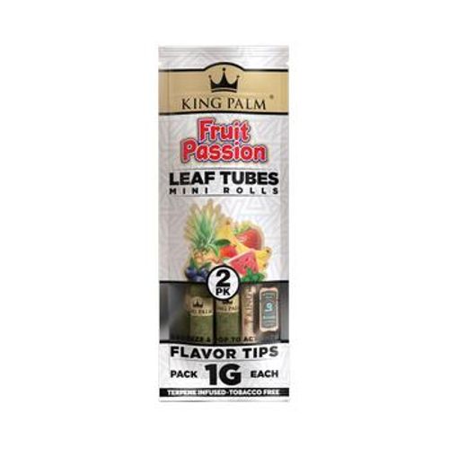 King Palm | 2 Pack Mini Fruit Passion Leaf Rolls