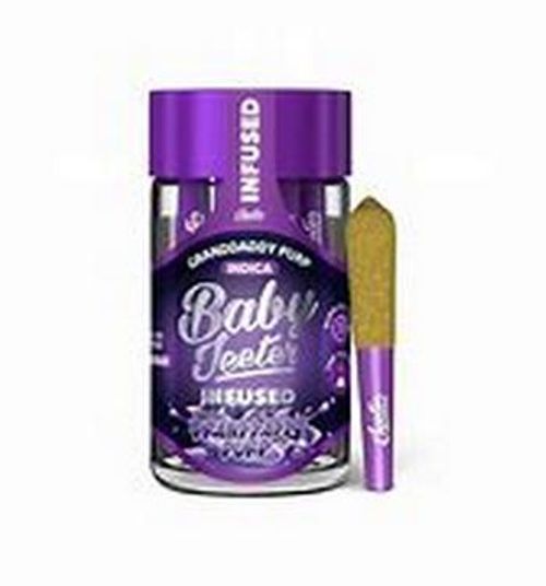 Baby Jeeter | 5 Pack Granddaddy Purp Infused Prerolls