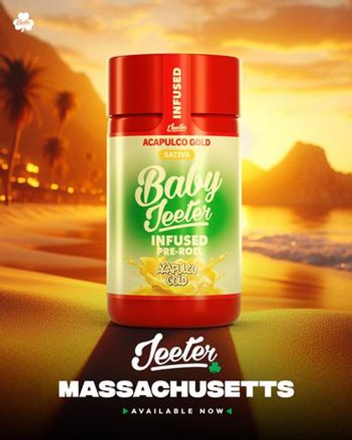 Baby Jeeter | 5 Pack Acapulco Gold Infused Prerolls