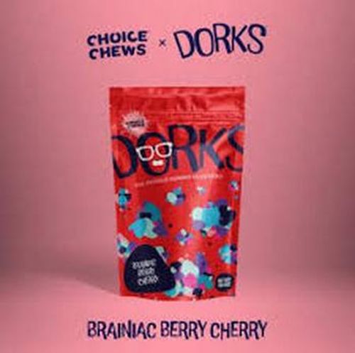 Choice Chews | Dorks Brainiac Berry Cherry Indica Gummies