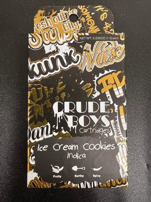 Crude Boys | 1g Ice Cream Cookies Cartridge