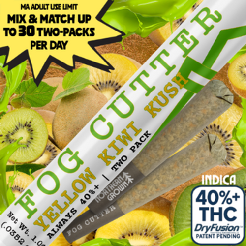 Fog Cutter | 2 Pack 0.5g Yellow Kiwi Kush Infused Prerolls