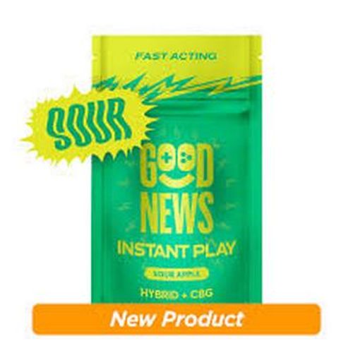 Good News | 2:1 (THC:CGB) Instant Play Sour Apple Gummies 