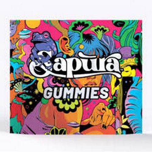 Sapura | Microdose 10:1 (CBD:D9) Blue Raz Pineapple Gummies 