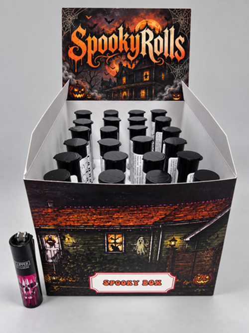 SpookyRolls - 24 Assorted Cannavana Prerolls and 1 Clipper Lighter