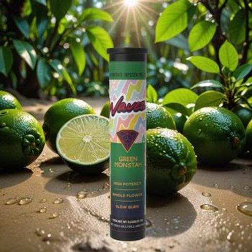 Wavez | 1g Green Monstah Infused Preroll