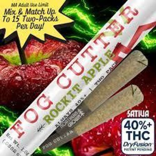 Fog Cutter | 2 Pack 0.5g Rockit Apple Infused Prerolls