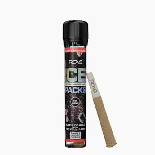 Rove Ice Packs | 1g Acapulco Gold Rosin, Diamond, Hash Infused Preroll