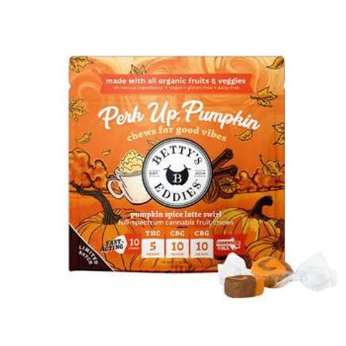 Betty's Eddies | Pumpkin Spice Latte 2:2:1 (CBG:CBC:THC) Fruit Chews