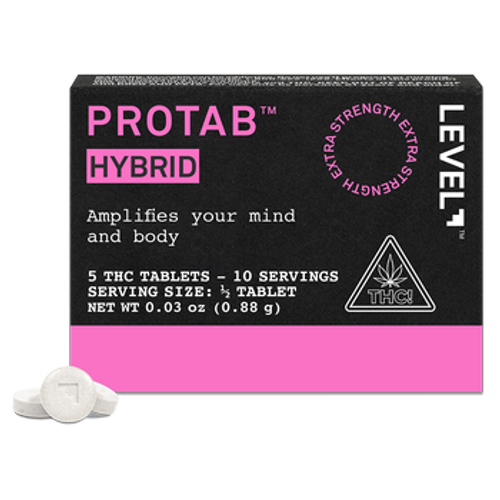 Level Hybrid Protab - 100mg Tabs for Balanced Cannabis Use