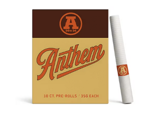 Anthem : Preroll 10 Pack 3.5g - Indica Blend / Curaleaf