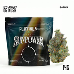 Platinum Reserve | Flower | Sun Powered | 14g | OG Kush | THC 30.24% | Sativa-Hybrid